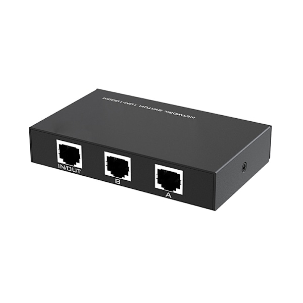 1000 Mbps 2-i-1 Tvåvägs Ethernet-adapter RJ45 Splitter La in 1