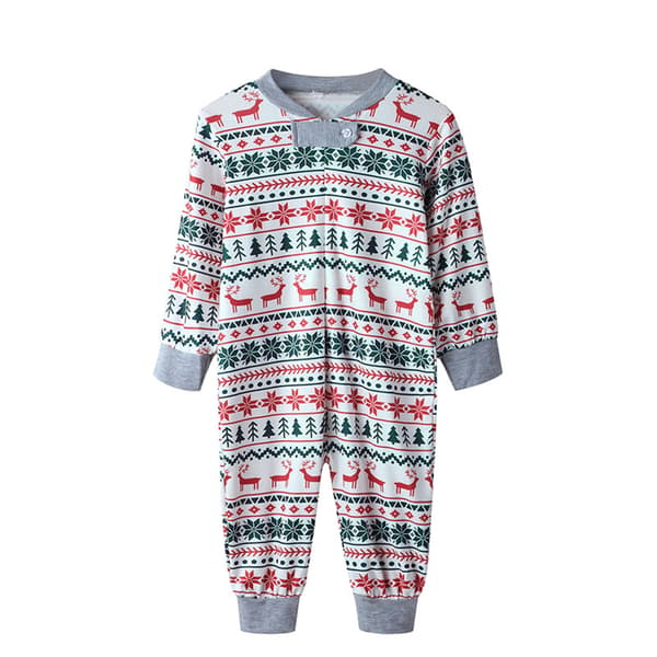 Jouluiset perhepyjamat hirvikuvioilla lapsille Lapsi{wh} Child 12T
