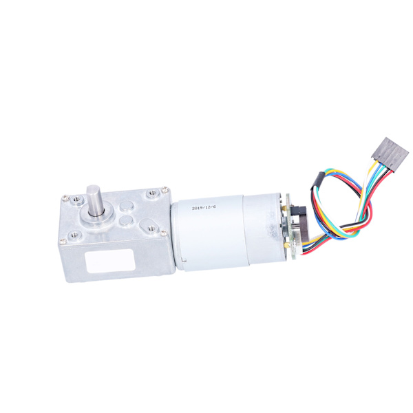 5840‑555 Selvlåsende snekkegear motor med høj moment reduktionsgear med encoder 160RPM DC24V