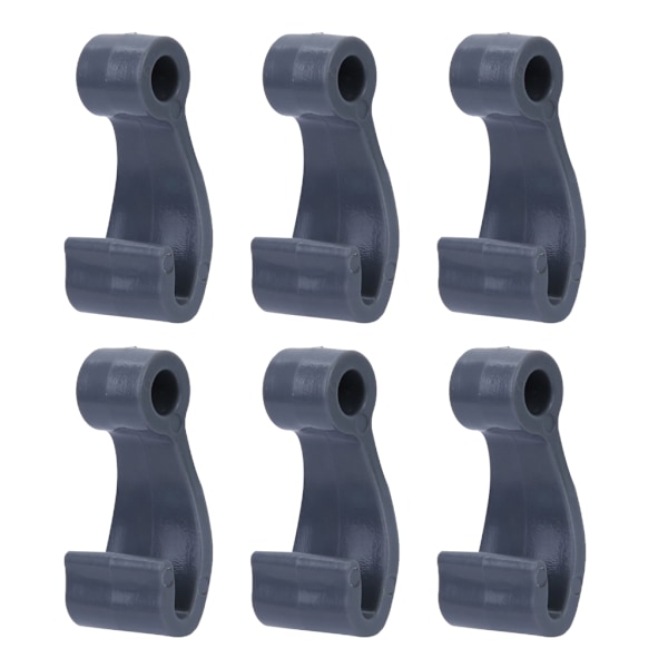 6 st Kayak J-formade krokar Bungee-krokar Plast Snappfäste Repkrokar Klämma