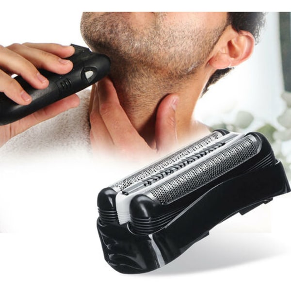 Reservedele til barbermaskine og skærhoved til Braun 3 Series 300S 301S 310S 320S 330S 340S 360S 380S 3000S, sort