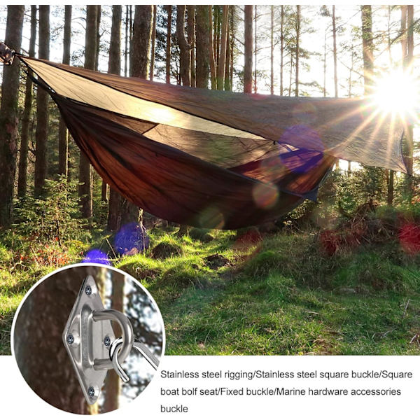 M5 Loop-plattor i rostfritt stål (12 st), Takdäckskrok Rostfritt stål Takplattor Krokar Vägg U-form för Båt, Yoga, Träning, Gunga, Hängmatta