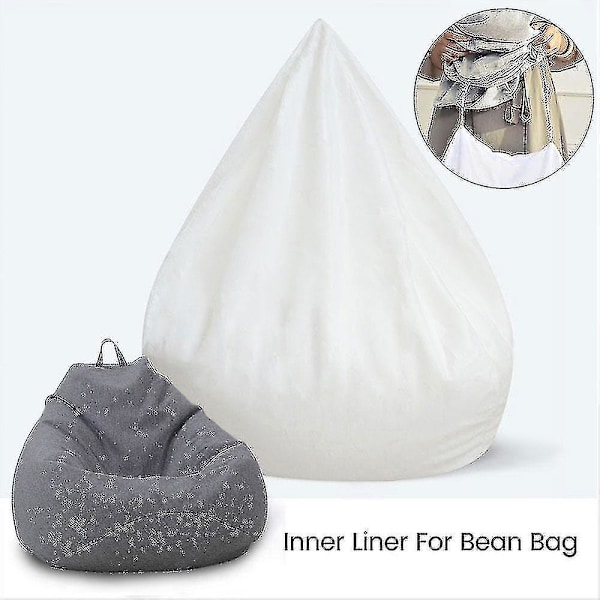 Vandtæt Inderbetræk til Lazy Bean Bag Sofa, Uden Fyld - Størrelse 100x120 cm