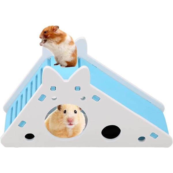 Hamsterhus med Stige og Rutsjebane, Hamster Legetøj Skjulested