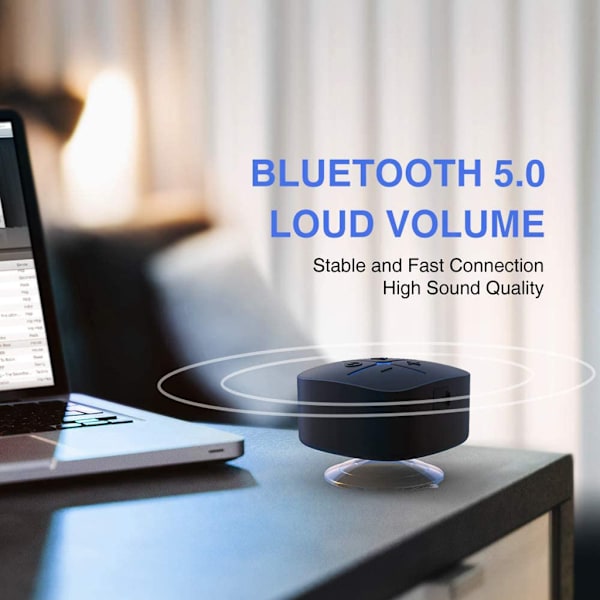 Suihkukaiutin Vedenpitävä Ulkokäyttöön Bluetooth-yhteensopiva Kaiutin Imuukupilla Kannettava Langaton Minikaiutin Stereo