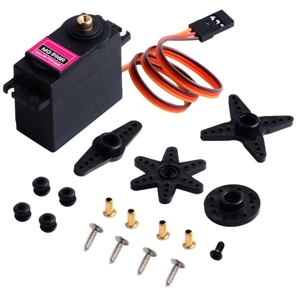 6-pack MG996R metall digital servo med hornarm