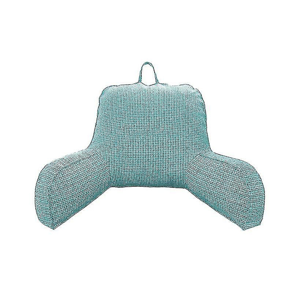 Lesepute Kontor Sofa Sengeside Ryggpute Seng Lumbar støtteputer Ryggstøtte Ryggstøtte Hvile Smertelindringsputer Blue