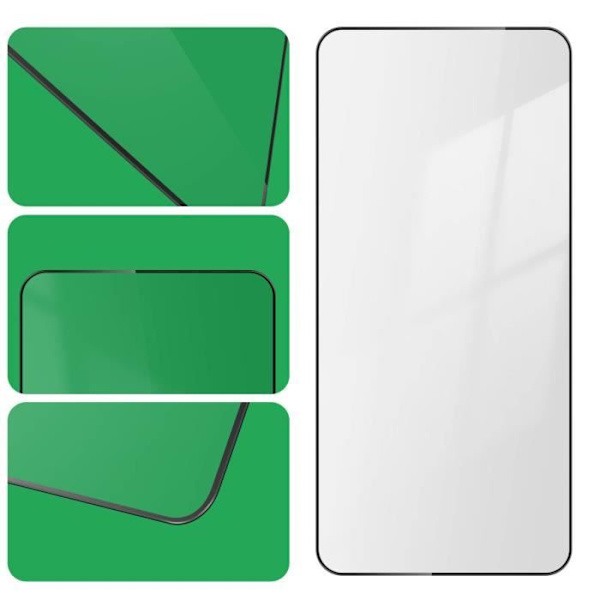 Härdat glas för Galaxy S23 Anti-Scratch med applikator 4smarts Svart