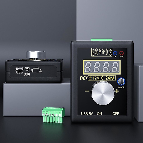 0-10v 0-20ma Signalgenerator Uppladdningsbar Analog Justerbar Volym