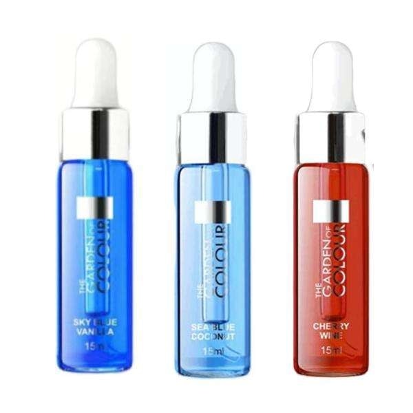 3-pack - Nagelbandsolja - Vanilj, Kokos, Körsbär - 15ml Multicolor multifärg