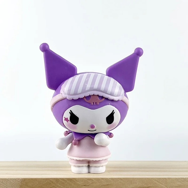 Sanrio Yllätysboksi Söpö Kuromi My Melody Hahmot Lelut Pyjama Sarja Kokoelma Koti Koriste Lapsille Joululahja 2 pcs