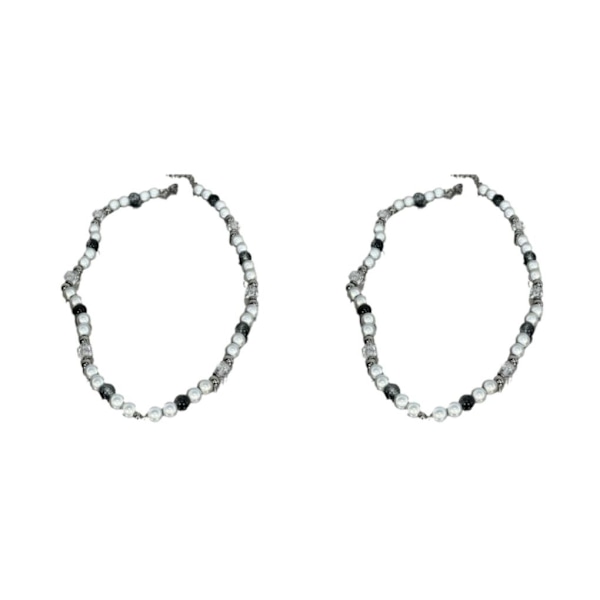 1/2/3/5 Fashionable perlehalskæder lavet af titanium 2 Set