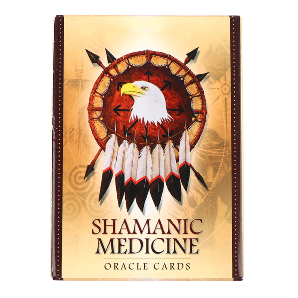 Schamanistiska medicinkort Oracle Tarot Prophecy Divination Deck P Flerfärgad en one size