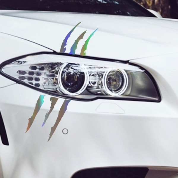 Monster Claw Scratch Marks Auto Forlygte Dekal Bil-Styling Auto Mærkater Dekor Ed 0.02