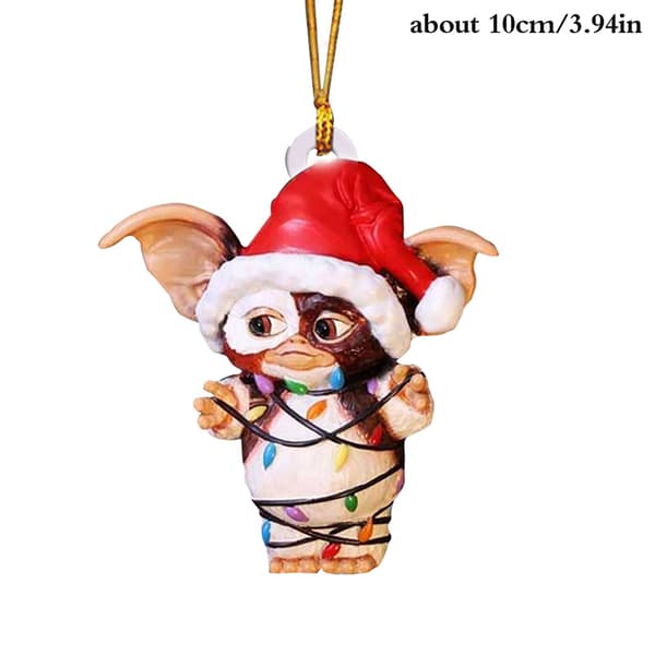 {hw} Gremlins Gizmo Tomteluva Hängande Julfigur Jul T 2 2 one size