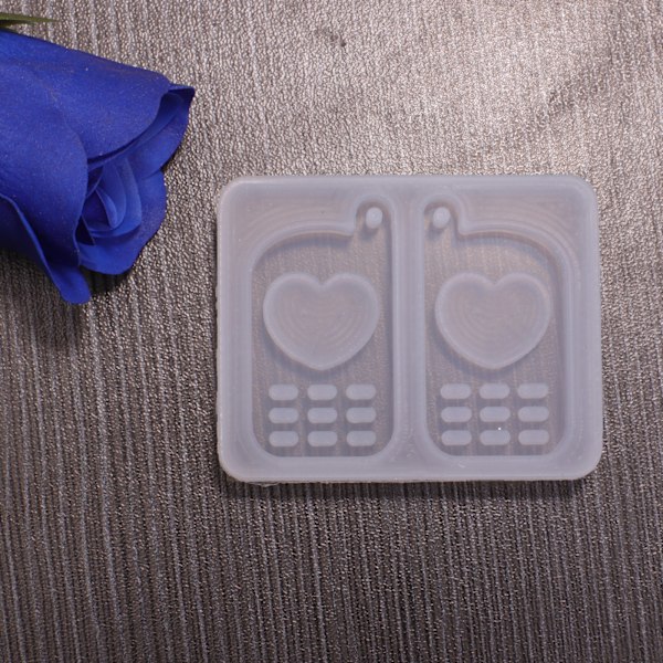Epoxy Quicksand Silikonformar Media Player Form Hänge Resin Form Resin 0.03 6