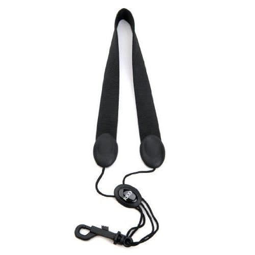 Rico Polstret rem med karabinhage til tenor/barytonsaxofon, sort nylon