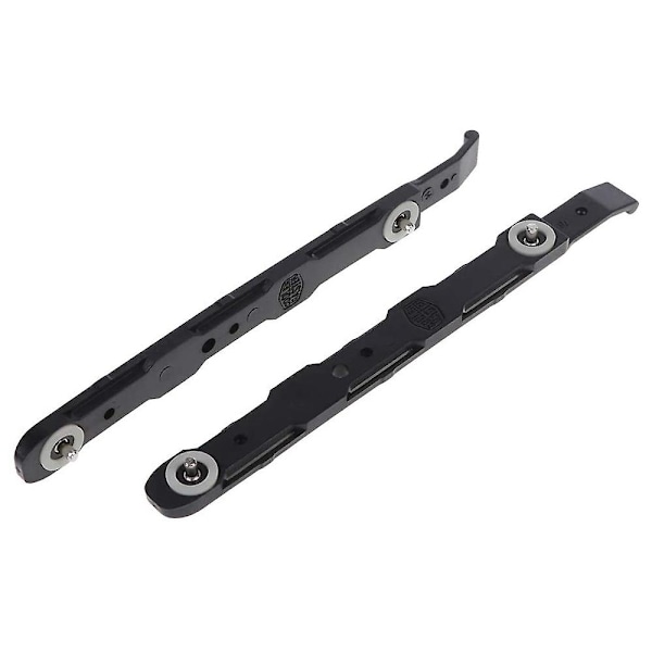 4-pack Chassi Hårddiskmonteringsräls Chassi Hårddiskräls för 3,5\" Hårddiskfäste, Svart Black