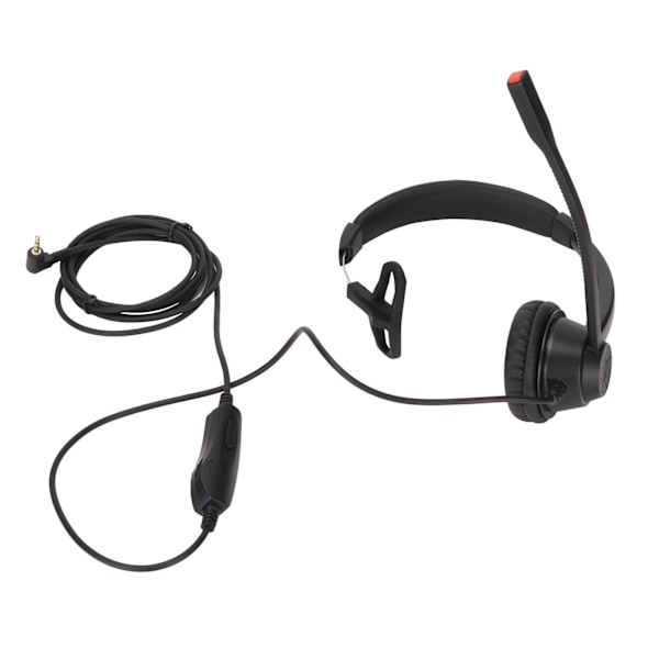 Telefon headset volymjustering mikrofon mute monaural 2,5 mm affärsheadset för callcenter telemarketing