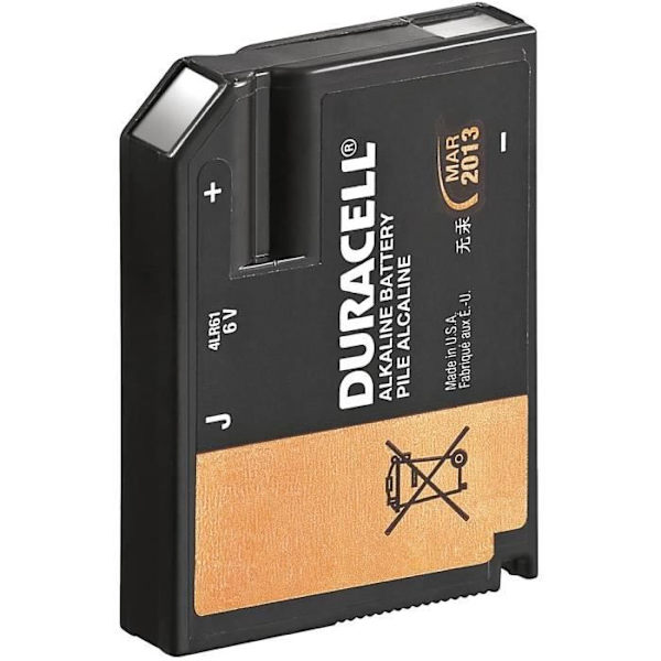 Duracell Photo Alkaline 2-pak - 6v) J 7K67 Flat[576]