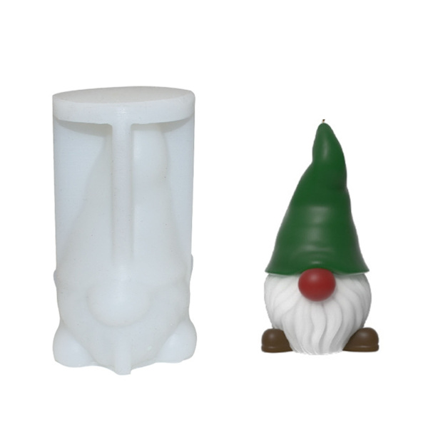 Julelysestøbeform Form Faceless Gnome Lysestøbeform Aromaterapi Form Faceless Gnome Forme 0.11 Style 1
