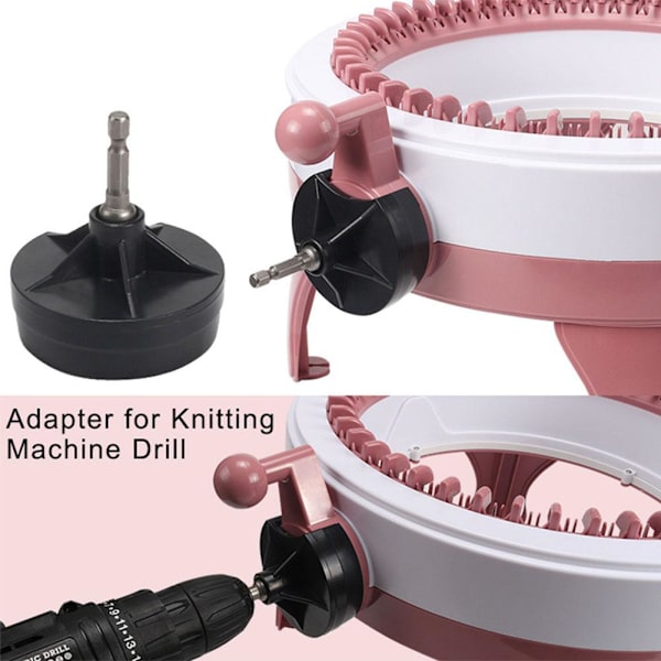 för Addi Express stickmaskinadapter, Hex Bit Power skruvdragare black onesize