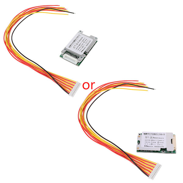 36V 30A 10 serie Li-ion lithium batteri til beskyttelseskort BMS til beskyttelse