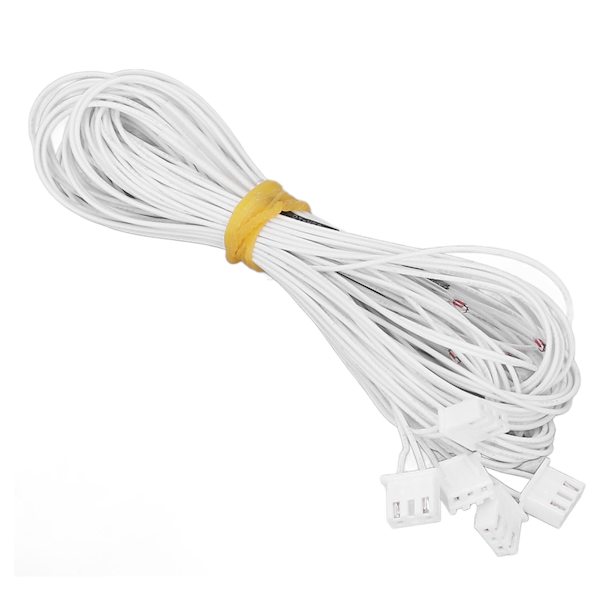 5 stk. NTC termistorer sensor 3950 100K termistor temperatursensor erstatning med 1m kabel til 3D-printer