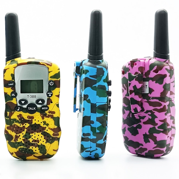 Walkie-talkie-laitteet lapsille ja aikuisille, 8-kanavainen 2-suuntainen radio ja kädessä pidettävät laitteet lapsille