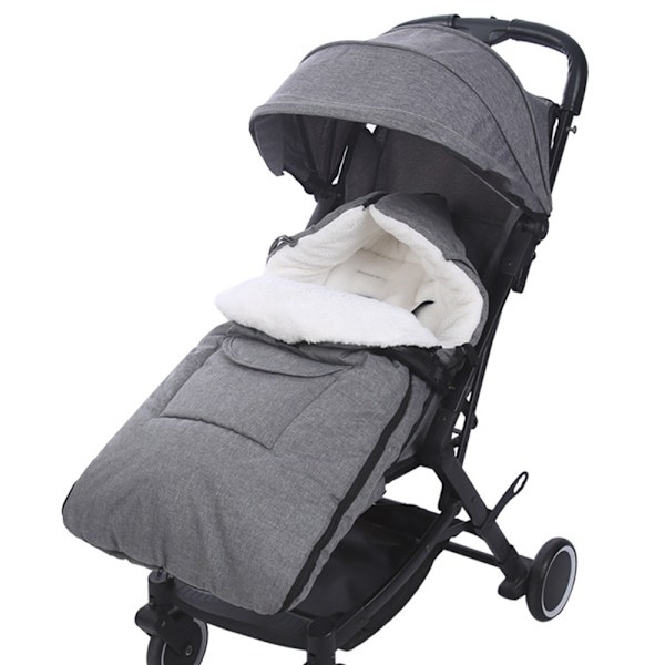 Vinterfotsäck Väska för Baby(grå), Flicka Pojke Universal Barnvagn T