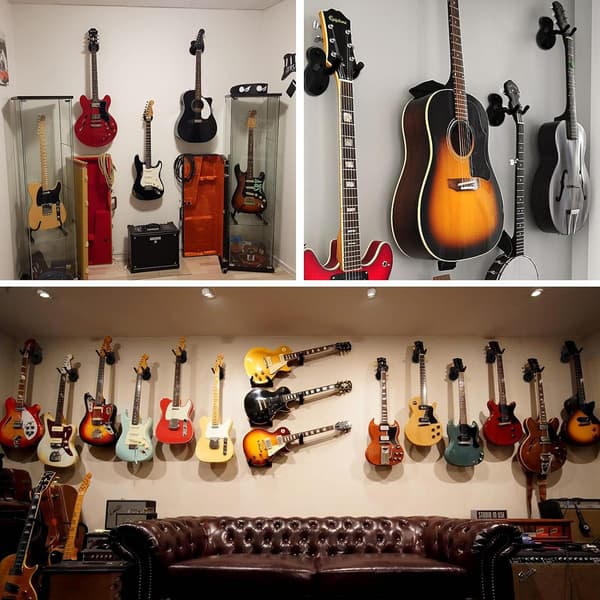 Väggfäste för gitarr Väggfäste för gitarr Gitarraccessoarer Gitarrfäste Väggfäste för gitarr Ukulele väggfäste