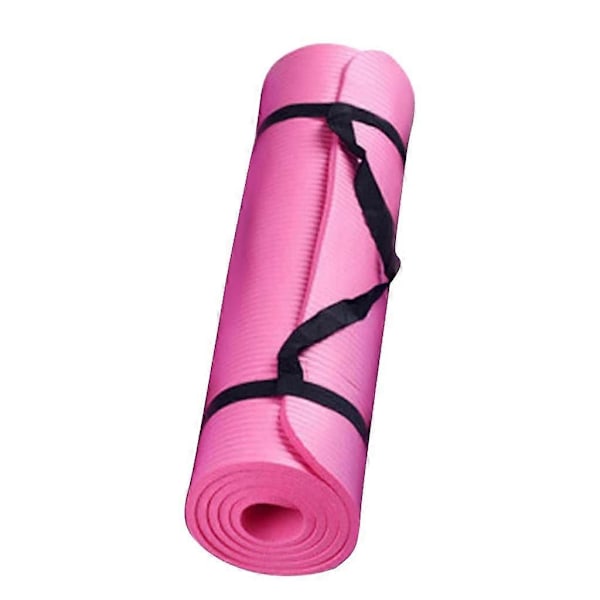Lille 15 mm tyk og holdbar yogamåtte, skridsikker sports- og træningsmåtte, anti-skrid måtte til vægttab LGL RD