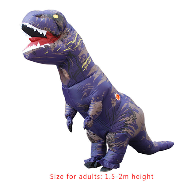 Ilmapuku Dinosaurusten Asu Cosplay naamiaisiin Halloweenille Lapsille Vihreä Aikuisten Violetti purple kids