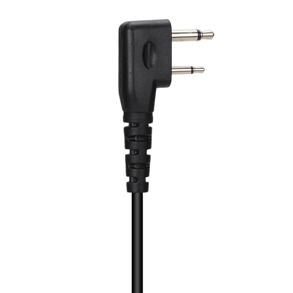 Hoved 120cm bærbar Walkie Talkie HD Headset Støjreducerende Intercom Hovedtelefon Sort