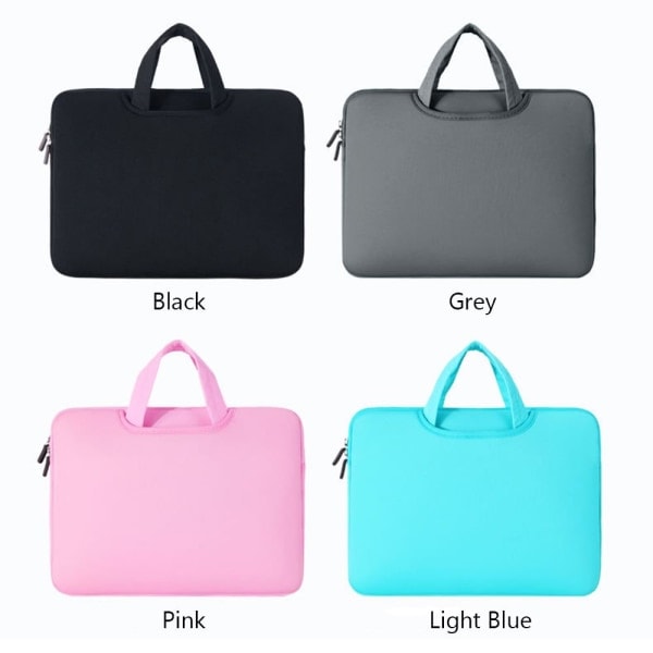 11 13 14 15 tommers taske Håndtaske Laptop taske CASE 14,1 tommer Sort 14,1 tommer Sort Black 14.1 inch