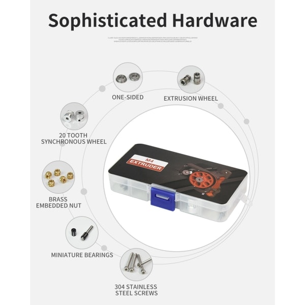M4-ekstruuderit Voron Ender3 Ender3 pro Ender3 V2 Ender-3 Max Ender5 pro CR10-V2 CR-10S pro CR-10MINI CR-10S5