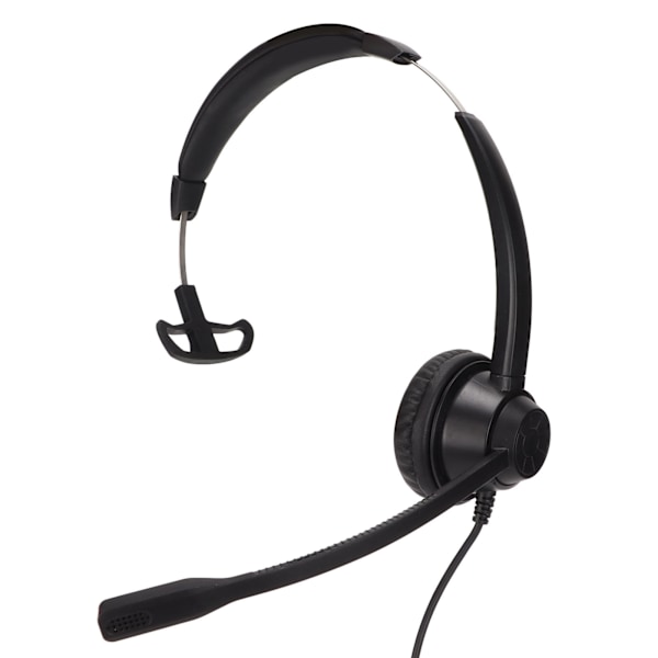 Telefon headset højttaler lydstyrke justering mikrofon mute monaural RJ9 erhverv headset sort