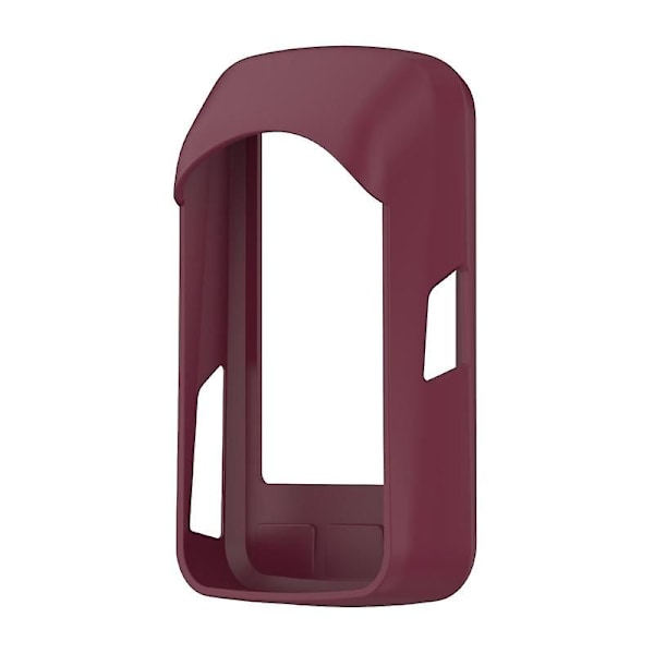 Stødsikkert silikoneetui til Wahoo-Elemnt ROAM ridsefast GPS-sky[qb] Wine red