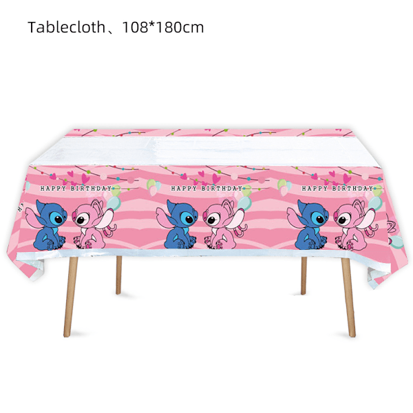 Stitch Angel syntymäpäiväjuhlat koristetarvikkeet