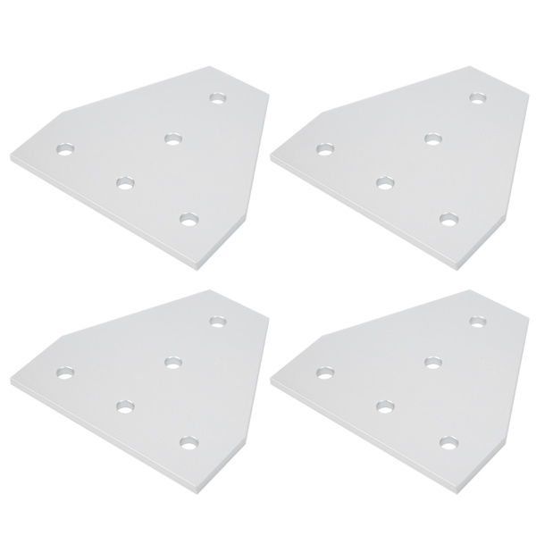 203040 T-formet leddplate i aluminiumlegering, 5-hulls leddbrakett for aluminiumprofil 3030T