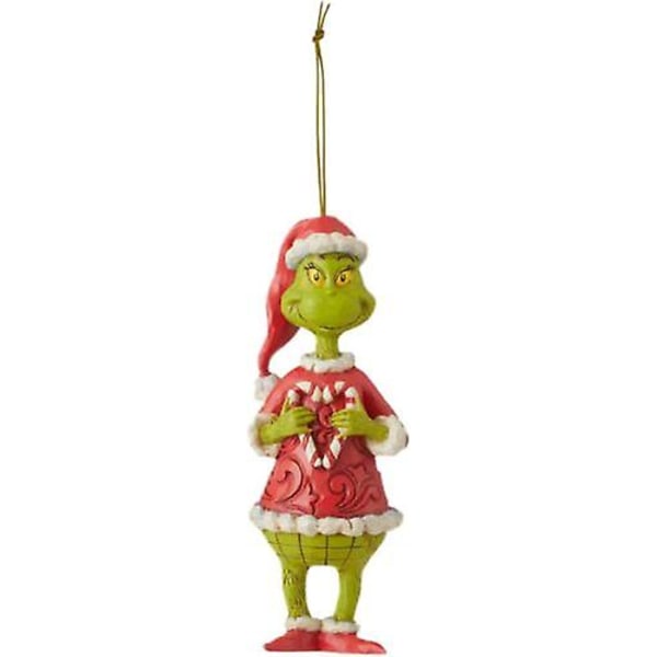 Glædelig Jul Grinch Pynt Juletræ Hængende Dekoration Figur Vedhæng -sz.11977 Style 4