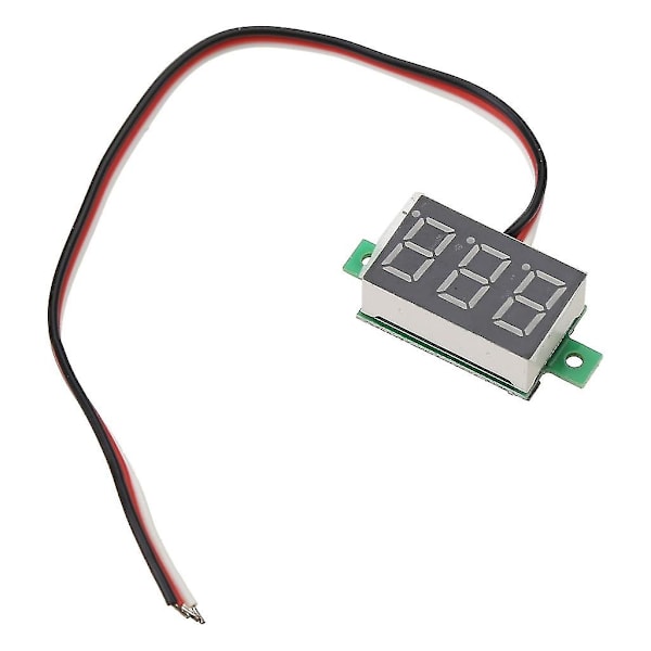 Ny Mini Tre Linjers Led Liten Panel Meter Display Digital Voltmeter Dc0-100v-hao