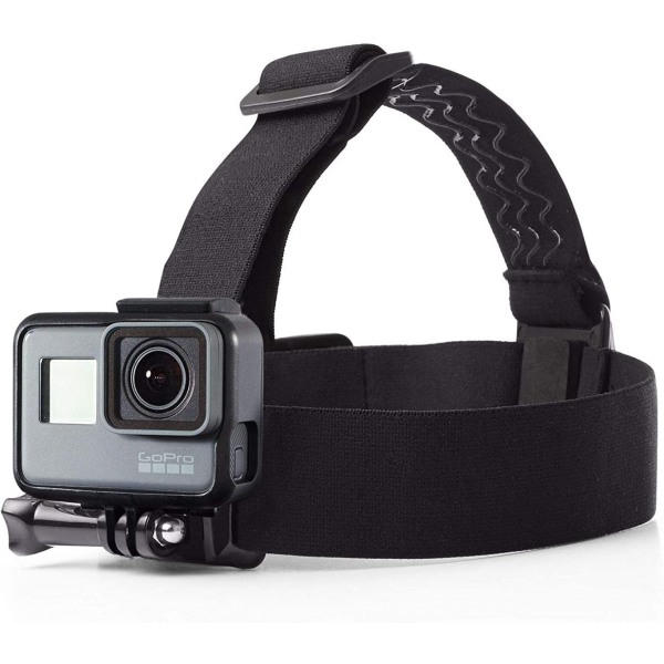 Pääpanta GoProlle (GoPro ei sisälly), musta, GoPro-lisävaruste