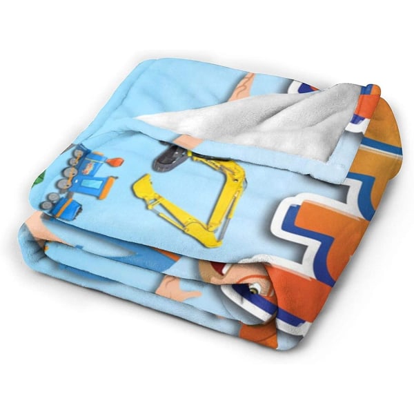 Blippi Cartoon Tæppe Nyhed Flannel Reversible Fluffy Seng Sengetæpper Luksus Ultra-blød Hyggelig Mikro Fleece Tæppe Til Seng Sofa Sofa Tæppe Til Adu 80x60in 200x150cm