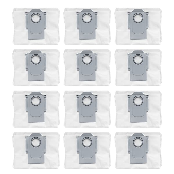 Dammsugarpåsar 12-pack Roborock S7 Maxv Ultra / S7 Pro Ultra / Q5 / Q5 Plus / Q7 / Q7 Plus / Q7 MAX / Q7 Max Plus{BT}
