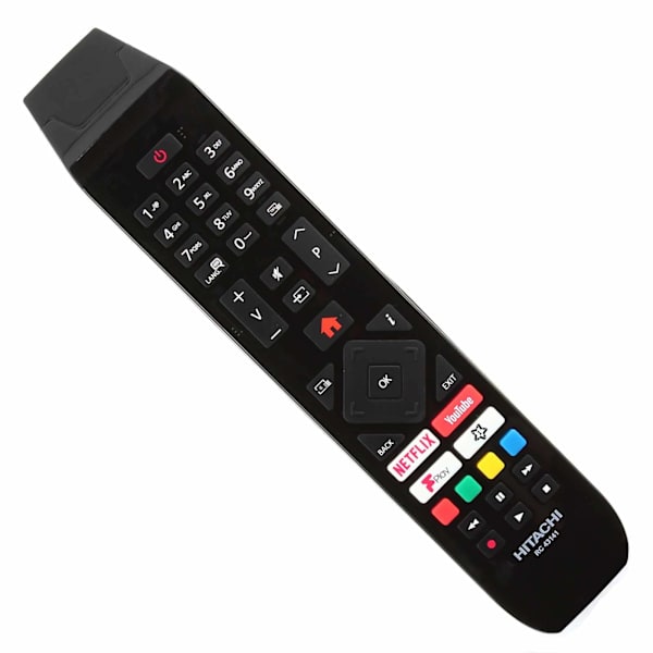 Original erstatningsfjernkontroll RC43141 for Hitachi JVC vesstel Hitachi TV-fjernkontroll Smart LED TV