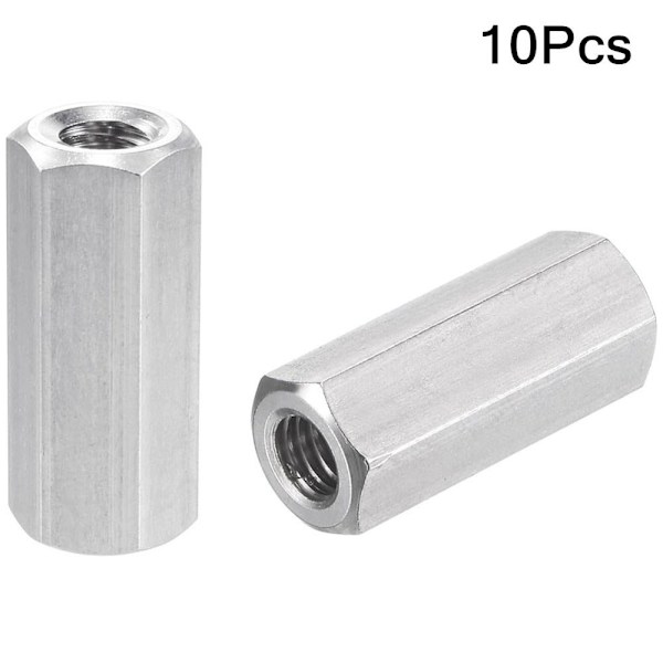 10 kpl kuusikulmamutteria Kuusikulmamutterit M6X25MM M6x25mm