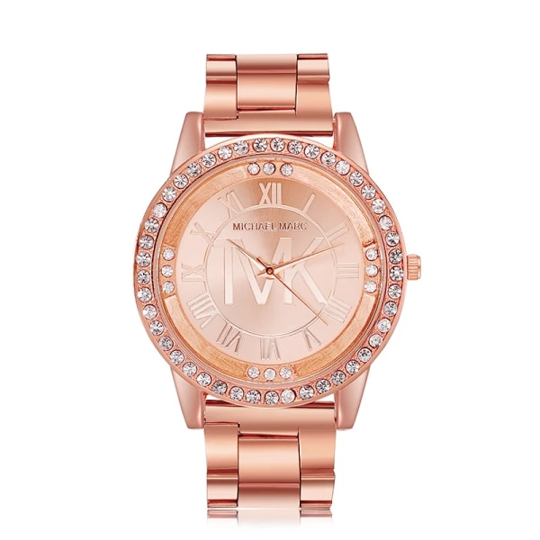 Reloj Mujer Luxury Watch Top Brand Fashion Diamond Watch Stainless Steel Clock Hot zegarek damski Montre Femme Rose