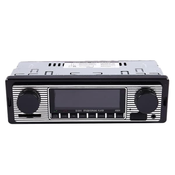 Bluetooth Vintage Bilradio, MP3-afspiller Stereo, USB AUX Klassisk Bilstereo Lyd (bt)