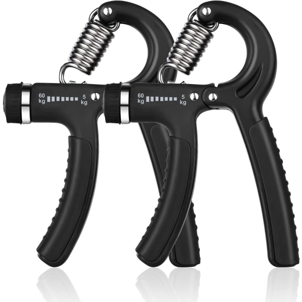 Handtränare, Handgrepp Handträning, Justerbar Greppstyrketränare Underarmstränare Enhet Greppstyrketränare för Styrketräning, Fitne 2 pcs